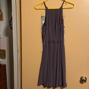 Purple Halter Dress
